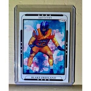 Blake Freland 2023 SAGE NFL Artistry Football #11 Card